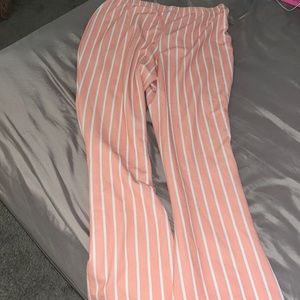Pink and White Booty Pants never worn!